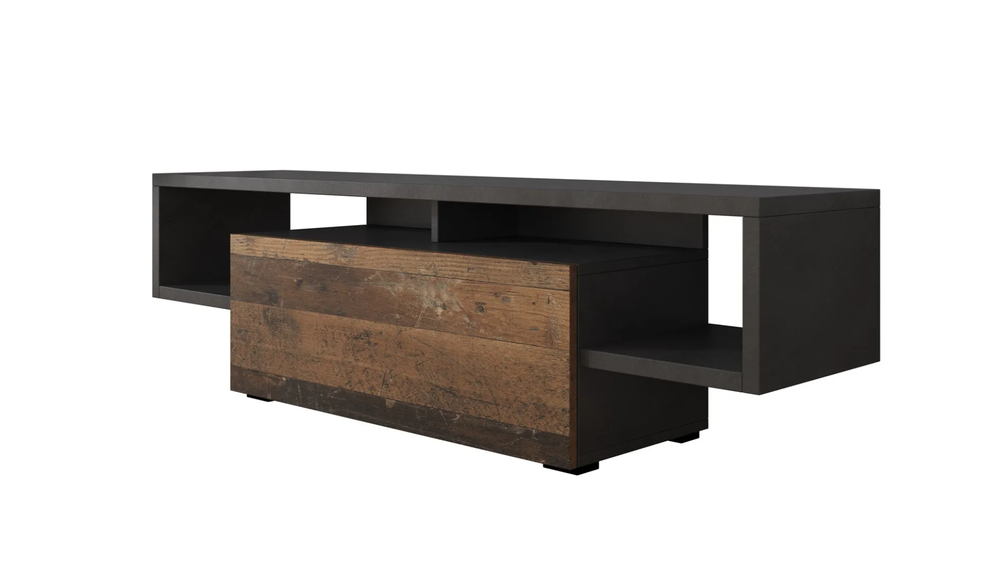 Hertha - TV-Meubel - Antraciet - 138 cm