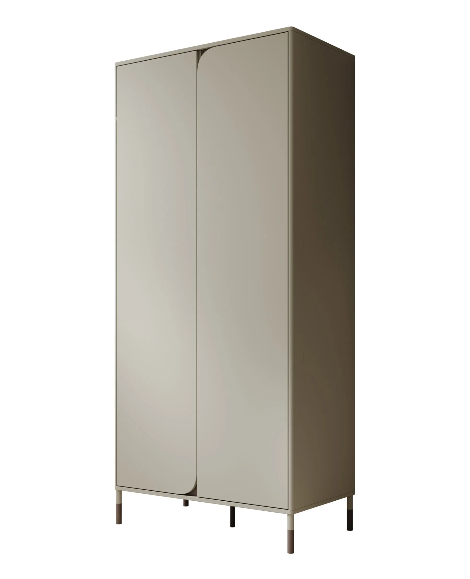 Hill - Kledingkast 2-deurs - Beige - 92x50x201 cm