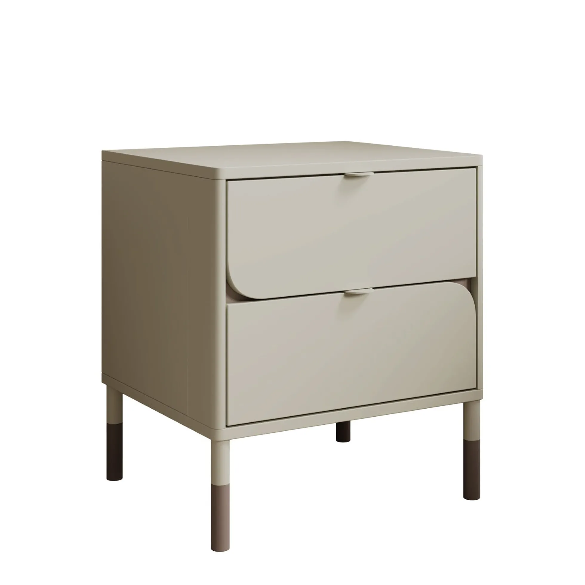 Hill - Nachtkastje - Beige - 46x40x52 cm