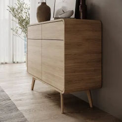 Hoshii - Dressoir - Eikenpatroon - 108x39x84 cm