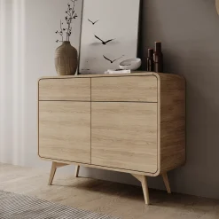 Hoshii - Dressoir - Eikenpatroon - 108x39x84 cm