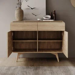 Hoshii - Dressoir - Eikenpatroon - 108x39x84 cm