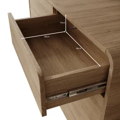 Hoshii - Dressoir - Eikenpatroon - 108x39x84 cm