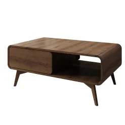 Hoshii - Salontafel - Donker eikenpatroon - 108x65x45 cm