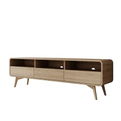Hoshii - TV-Meubel - Eikenpatroon - 180x39x53 cm