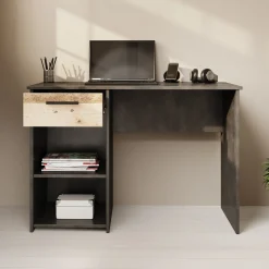 Hyatt - Bureau - Eiken/wit - 156x55 cm