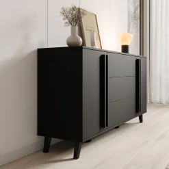 Hydra - Dressoir - Zwart - 150x40x78 cm