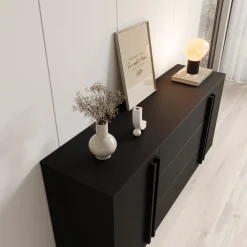 Hydra - Dressoir - Zwart - 150x40x78 cm