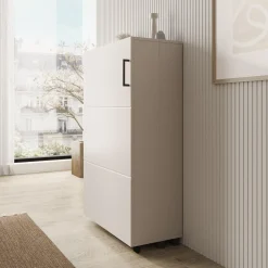 Inverly - Schoenenkast - Beige - 68x33x113 cm
