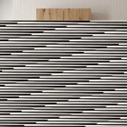 Inverly - Schoenenkast - Eikenpatroon - 92x33x185 cm