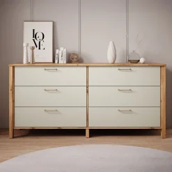 Isaac - Ladekast - Beige - 171x47x81 cm