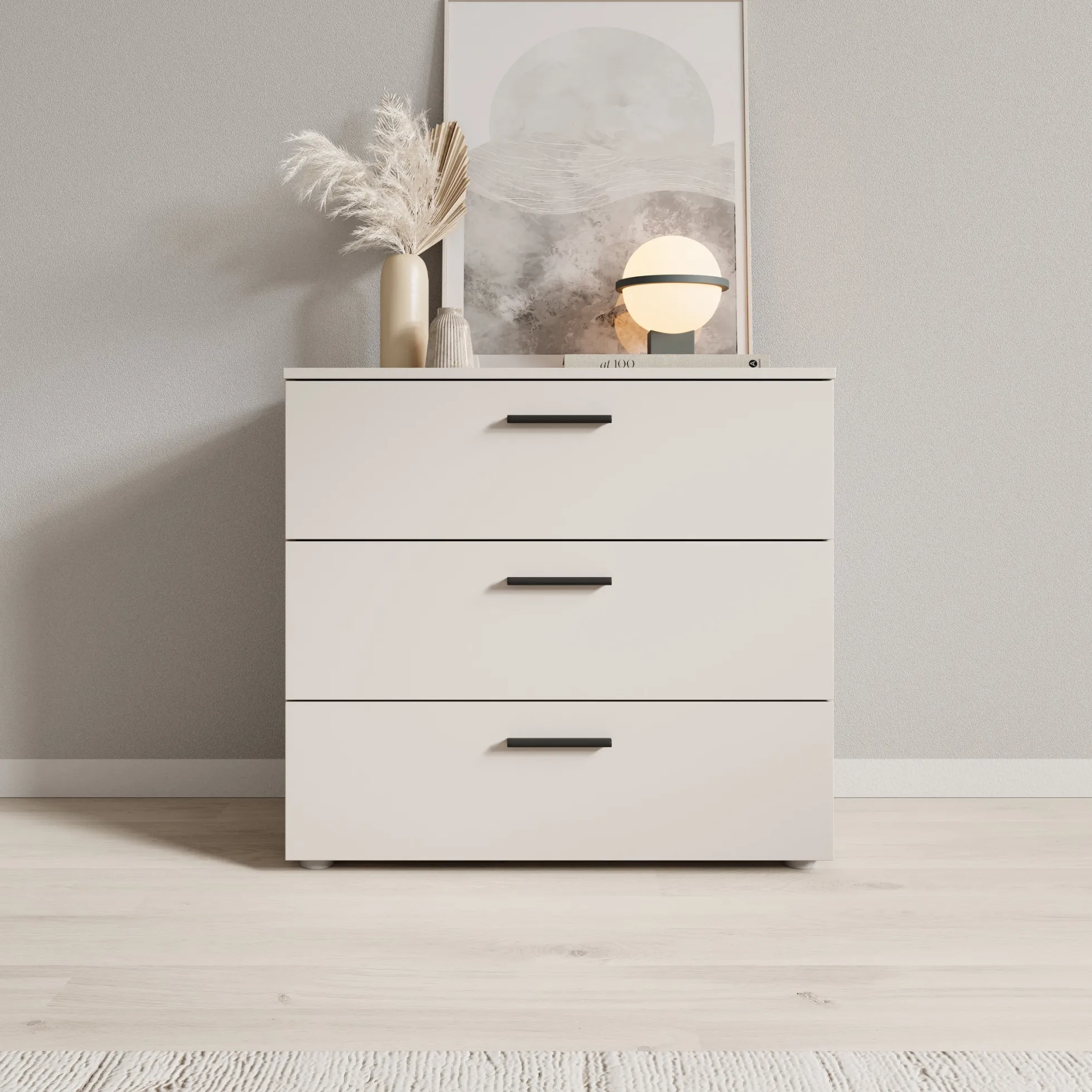 Isandro - Ladekast - Beige - 80x41x74 cm
