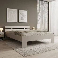 Isandro - Tweepersoonsbed - Beige - 160x200 cm