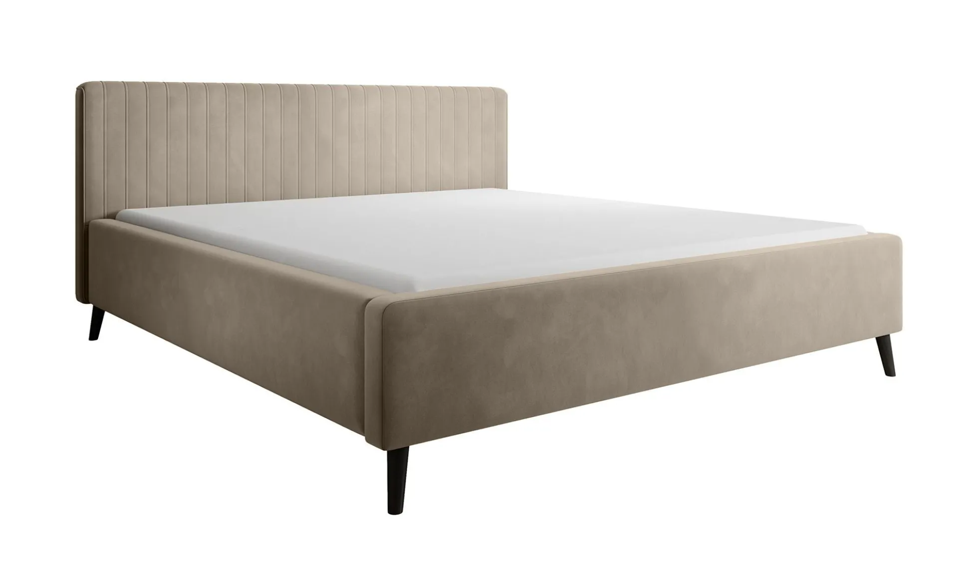 Jackson - Tweepersoonsbed - Velvet beige - 180x200 cm