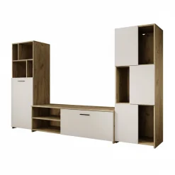 Jakarta - Wandmeubel - Wit - 240x35x137 cm