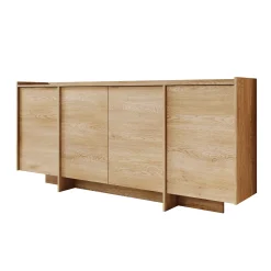 Jaxon - Dressoir - Eiken - 200x38x90 cm