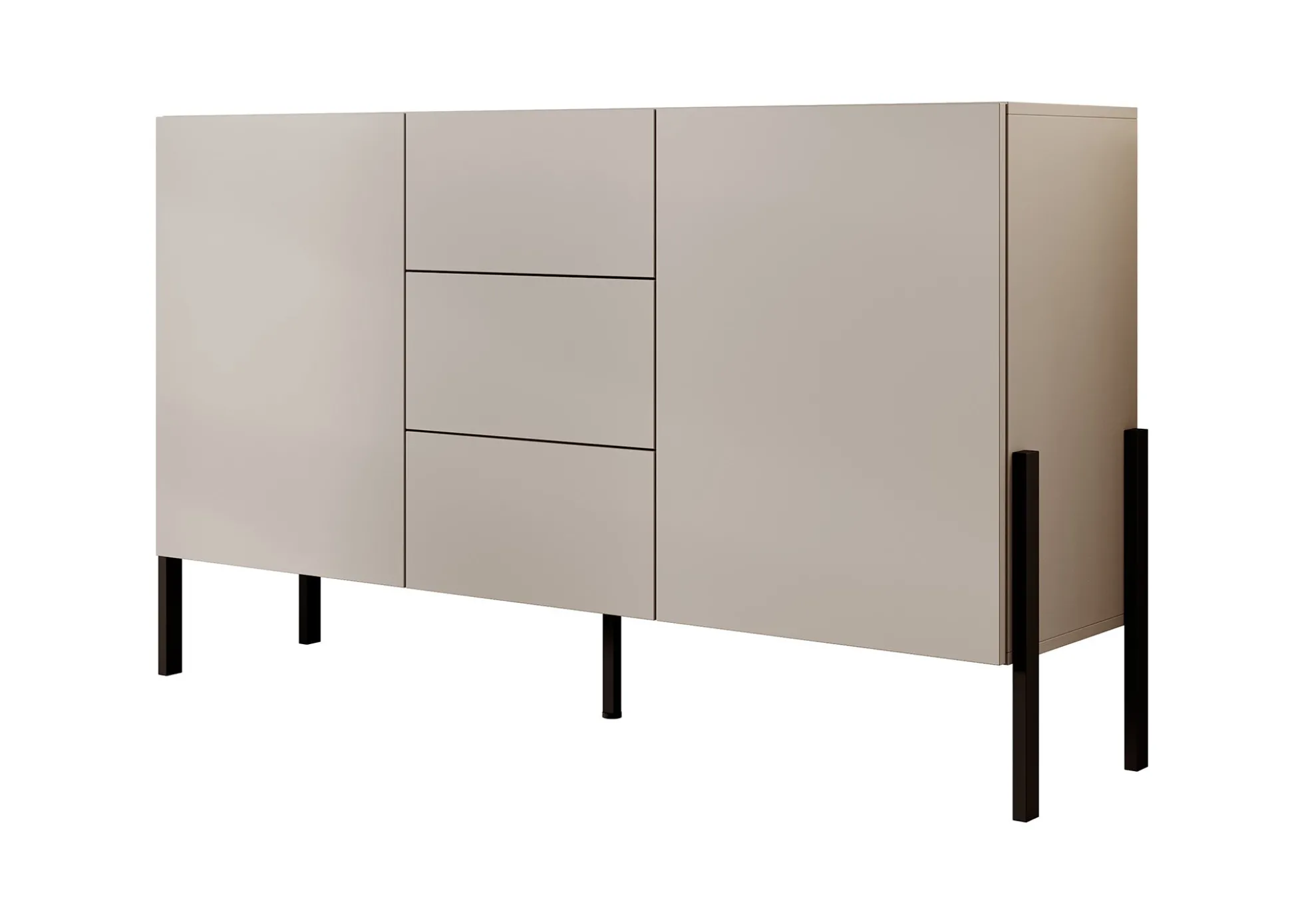 Jordy - Dressoir - Beige - 154x40x90 cm