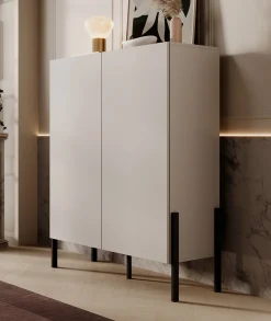 Jordy - Dressoir - Beige - 114x40x135 cm