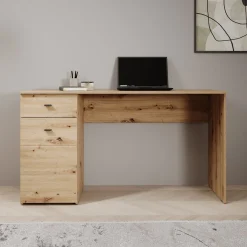 Kairo - Bureau - Eikenpatroon - 140x50x77 cm
