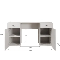 Kano - Bureau - Eikenpatroon - 140x50x77 cm