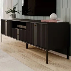 Kaylan - TV-Meubel - Zwart - 180 cm