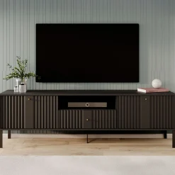 Kaylan - TV-Meubel - Zwart - 180 cm