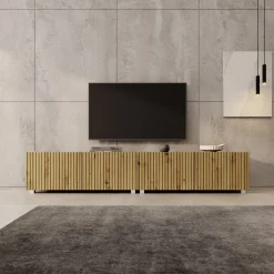 Kenderes - TV-Meubel - Eiken - 200x41x38 cm