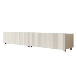 Kenderes - TV-Meubel - Wit - 200x41x38 cm