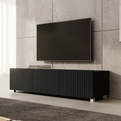 Kenderes - TV-Meubel - Zwart - 150x41x38 cm