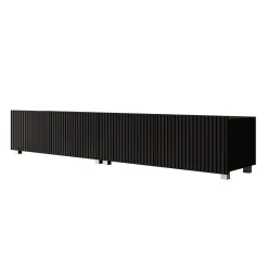 Kenderes - TV-Meubel - Zwart - 200x41x38 cm