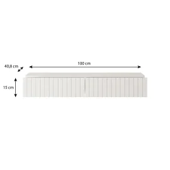 King - Kaptafel - Mat Zwart - 100x41 cm