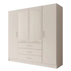 Komodo - Kledingkast met 4 deuren - Wit - 200x61x201 cm
