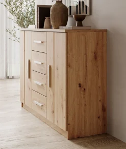 Ladekast Blake - Eiken - 120x40x90 cm