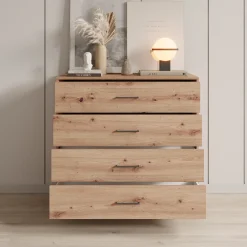 Ladekast Vidor - Eiken - 93x40x90 cm