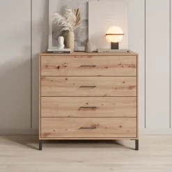 Ladekast Vidor - Eiken - 93x40x90 cm