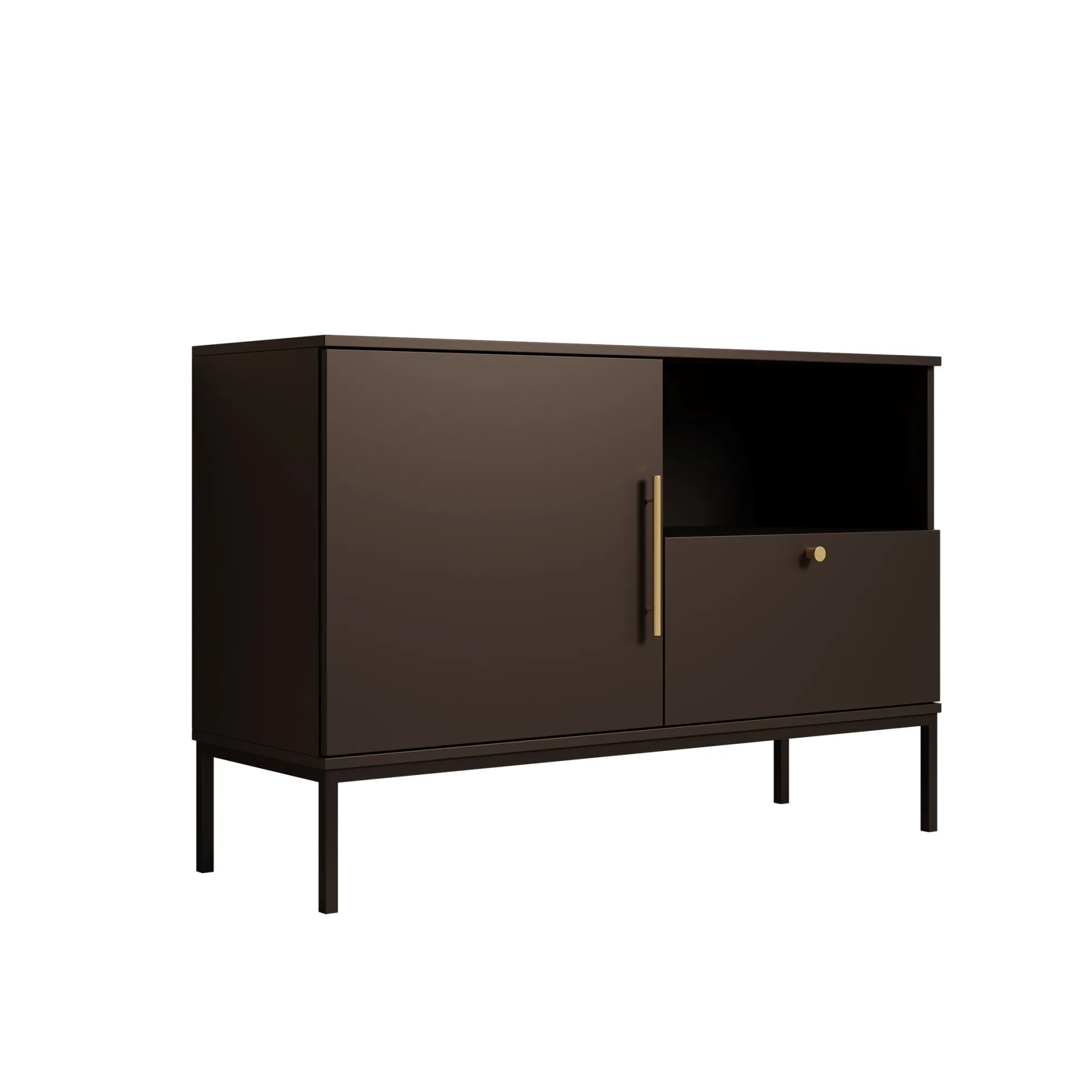 Lagos - Dressoir - Zwart - 120x40x80 cm