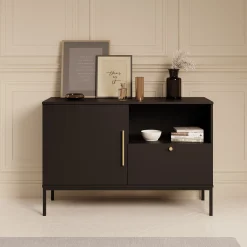 Lagos - Dressoir - Zwart - 120x40x80 cm