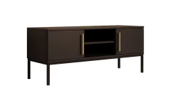 Lagos - TV-Meubel met 2 deuren - Zwart - 120 cm