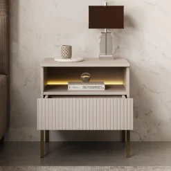 Legend - Nachtkastje - Beige - 54x39x56 cm