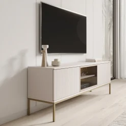 Legend - TV-Meubel met 3 deuren - Beige - 154 cm