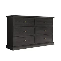 Leroy - Ladekast - Zwart eiken - 146x40x86 cm