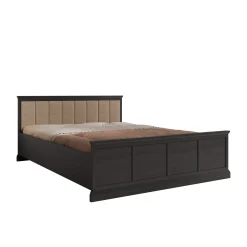 Leroy - Tweepersoonsbed - Zwart - 160x200 cm