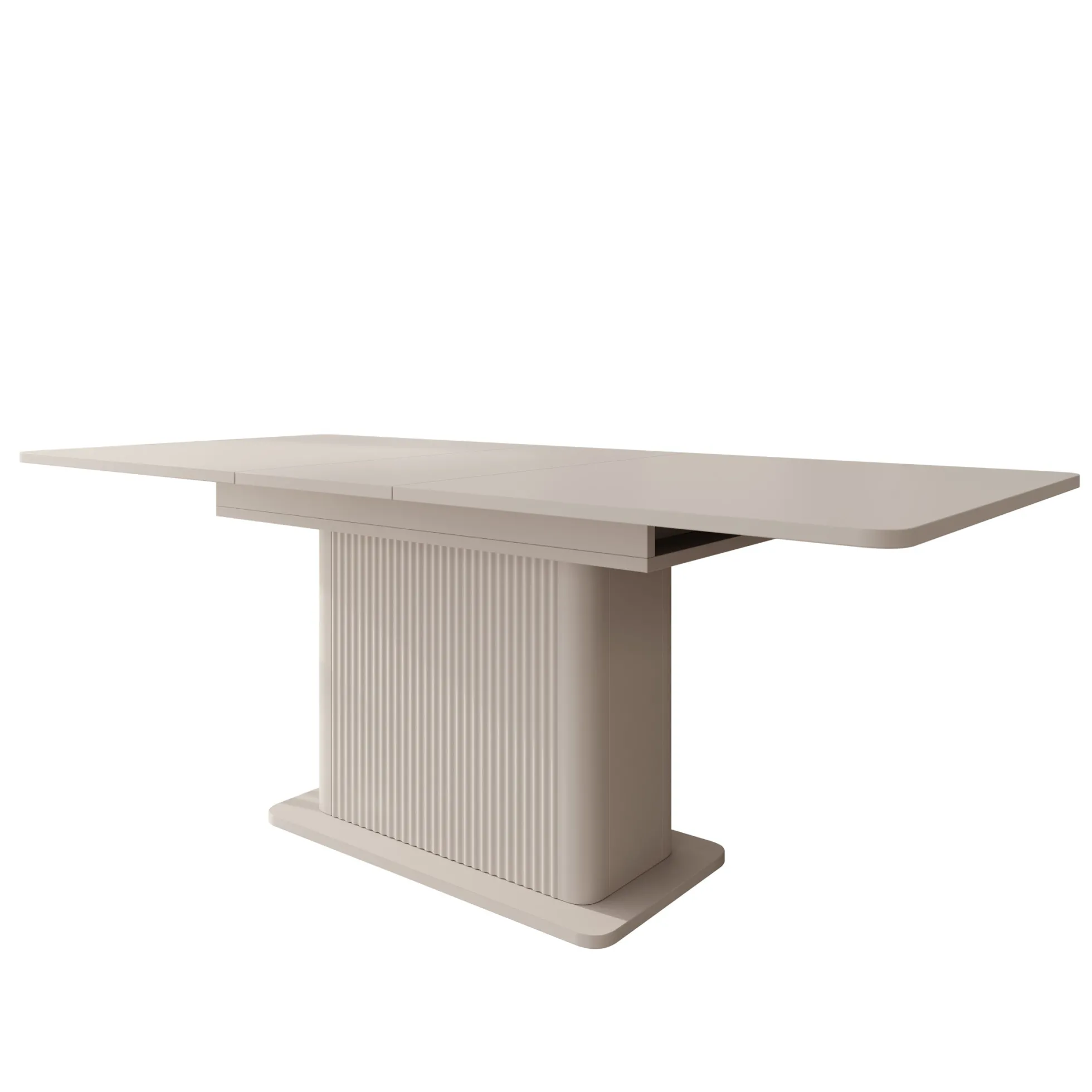 Lima - Eetkamertafel - Uitschuifbaar - Beige - 160-200x90x75 cm