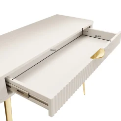 Lima - Kaptafel - Wit - 100x38x78 cm