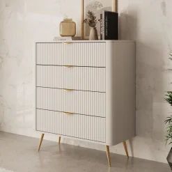 Lima - Ladekast - Beige - 88x38x101 cm