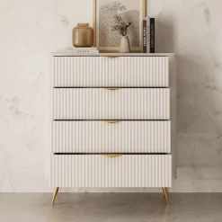Lima - Ladekast - Beige - 88x38x101 cm