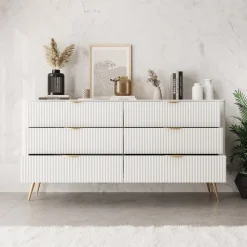 Lima - Ladekast - Wit - 163x38x81 cm