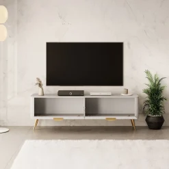 Lima - TV-Meubel - Beige - 163x38x51 cm