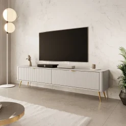 Lima - TV-Meubel - Beige - 200x38x51 cm