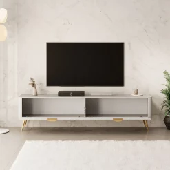 Lima - TV-Meubel - Beige - 200x38x51 cm